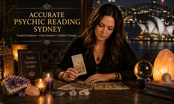 Accurate psychic reading in Sydney with tarot cards, candles and spiritual guidance