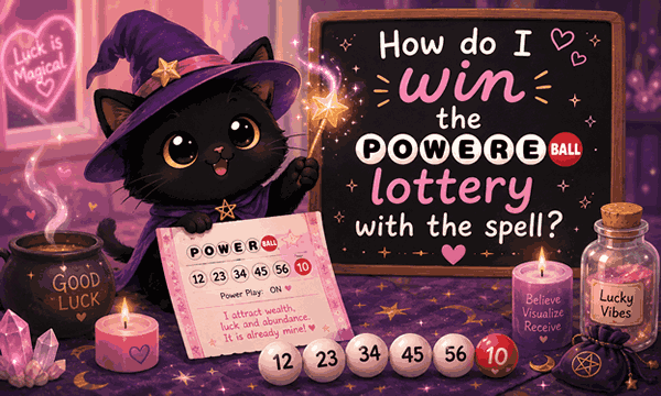 How do i win the Powerball lottery with the spell