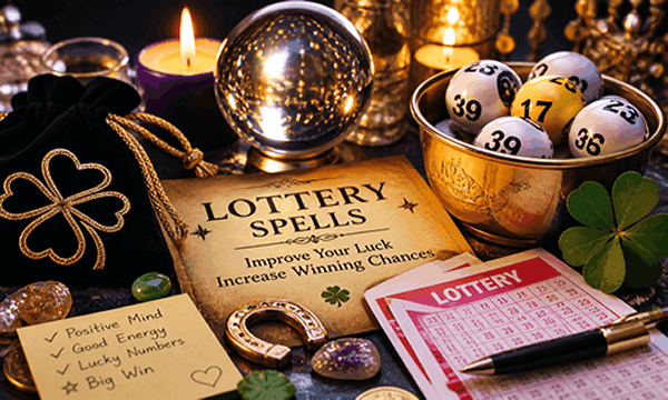 Lottery spells to improve luck and increase winning chances