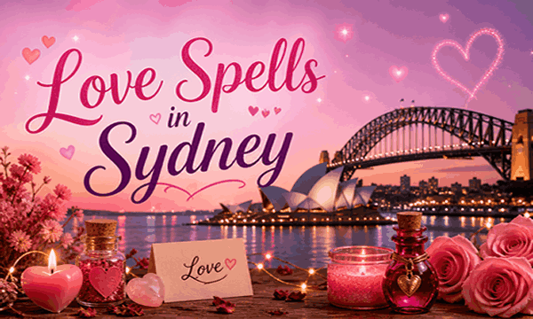 Love spells in Sydney for attracting love, relationship healing, and emotional connection