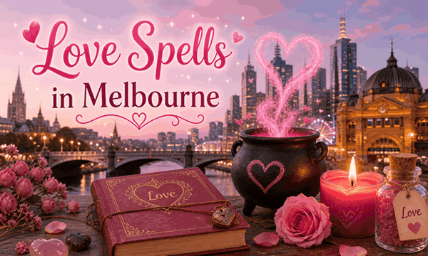 Love spells in Melbourne for attracting love, relationship healing, and emotional connection