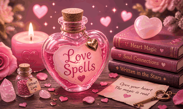 Love spells for attracting love, relationship healing, and emotional connection