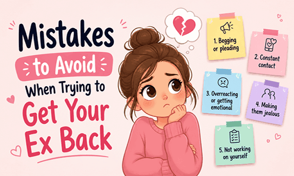 Mistakes to avoid when trying to get your ex back and how to rebuild your relationship the right way