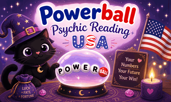 Accurate Powerball psychic reading in the USA to reveal lucky numbers, boost luck, and improve jackpot chances