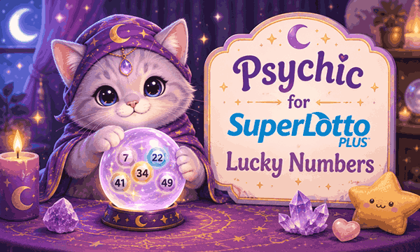 Psychic for SuperLotto Plus Lucky Numbers