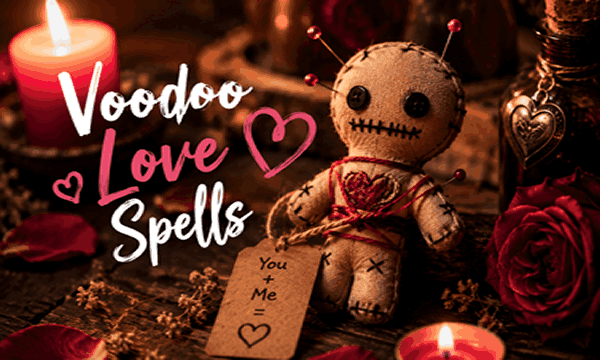Powerful Voodoo Love Spells for Attraction, Reconciliation and Romantic Connection