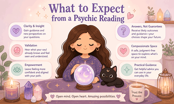 What to expect from a psychic reading with guidance and clarity